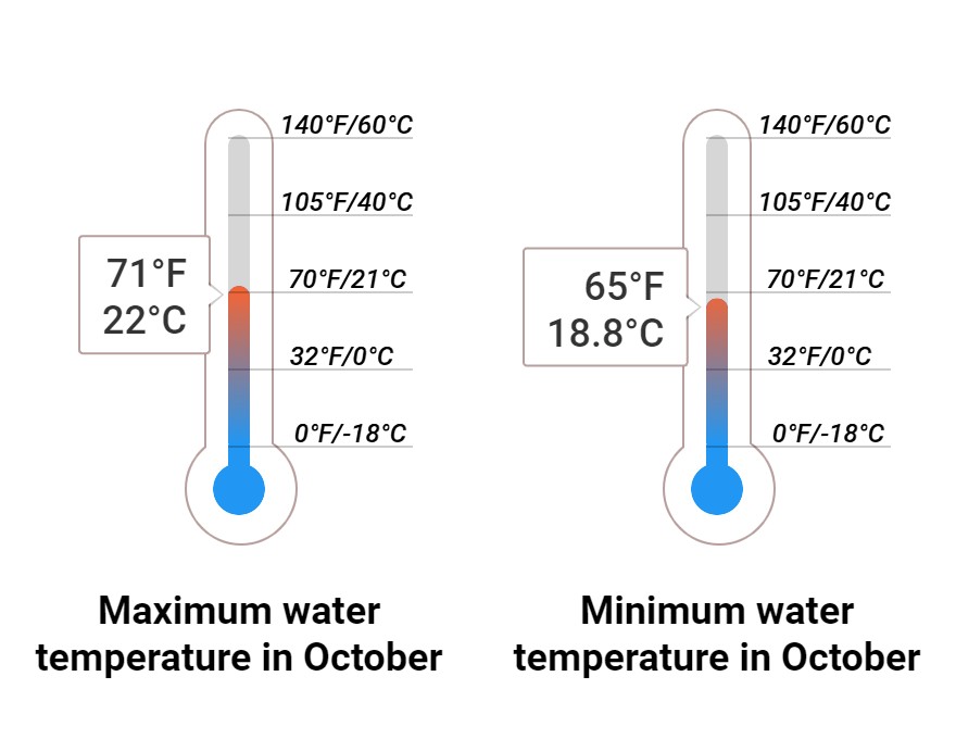 Average Sea temperature